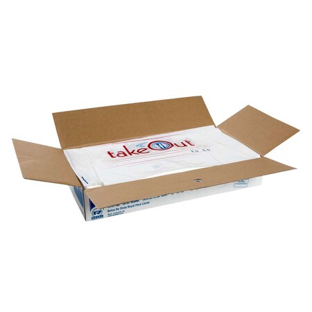 Amercareroyal Royal 19"x19"x9.5" 30 Mic Wave Top Togo Bag, PK500 RPWB1919